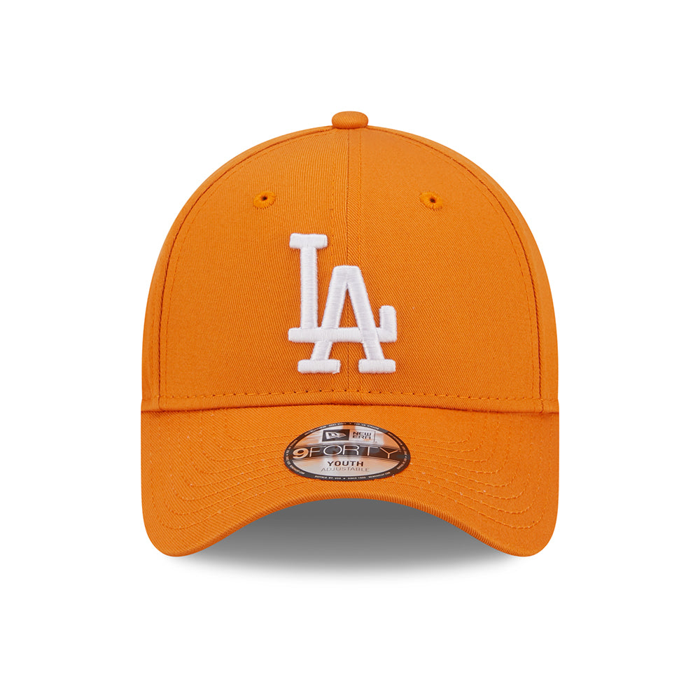 Casquette Enfant 9FORTY MLB League Essential L.A. Dodgers orange-blanc NEW ERA