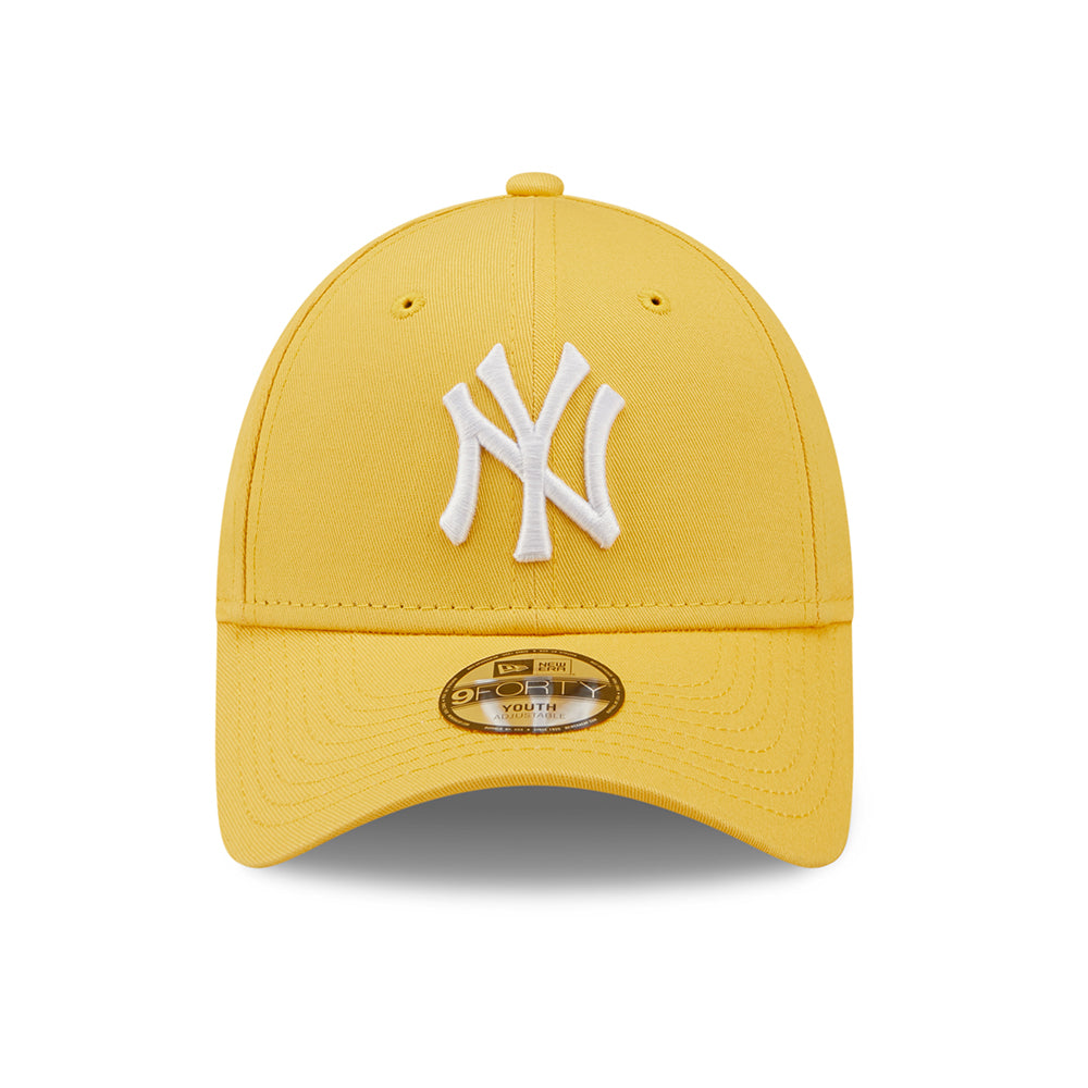 Casquette Enfant 9FORTY MLB League Essential New York Yankees jaune-blanc NEW ERA