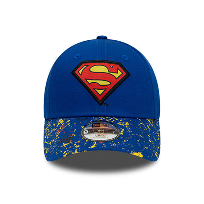 Casquette Enfant 9FORTY Paint Splat Superman bleu roi NEW ERA