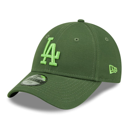 Casquette Enfant 9FORTY MLB League Essential L.A. Dodgers olive NEW ERA