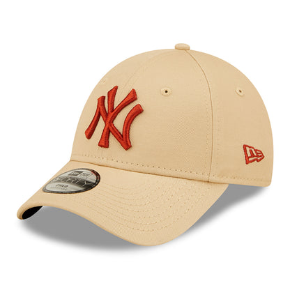 Casquette Enfant 9FORTY MLB League Essential New York Yankees avoine-orange NEW ERA