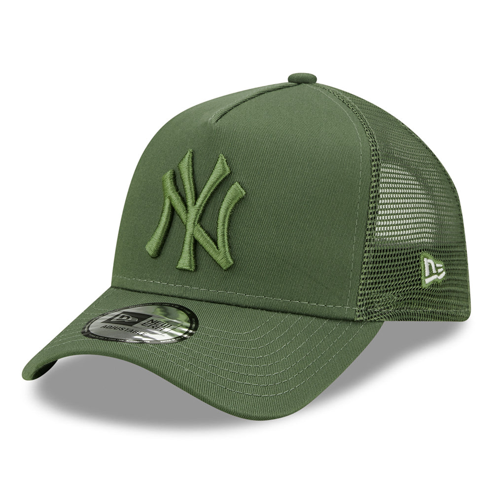 Casquette Trucker Enfant MLB Tonal Mesh A-Frame New York Yankees olive NEW ERA