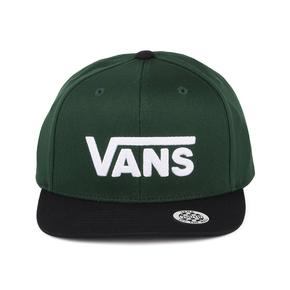 Casquette Snapback Enfant Drop V II forêt-noir-blanc VANS