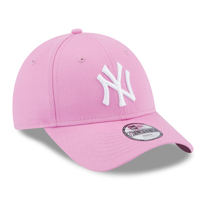 Casquette Enfant 9FORTY MLB League Essential New York Yankees rose-blanc NEW ERA