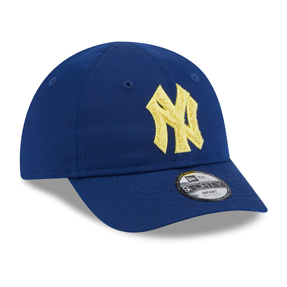 Casquette Bébé 9FORTY MLB Boucle New York Yankees bleu-jaune NEW ERA