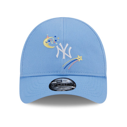Casquette Bébé 9FORTY MLB Starry New York Yankees bleu ciel NEW ERA