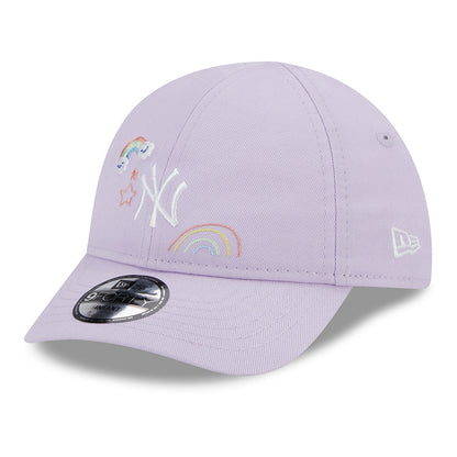Casquette Bébé 9FORTY MLB Starry New York Yankees lavande NEW ERA