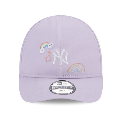 Casquette Bébé 9FORTY MLB Starry New York Yankees lavande NEW ERA