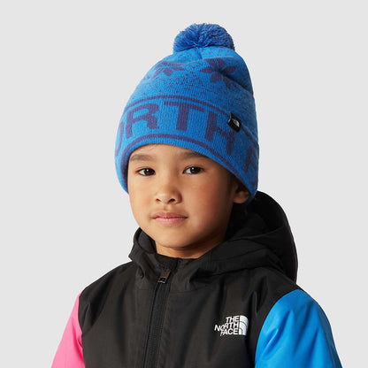 Bonnet à Pompon Enfant Ski Tuke bleu THE NORTH FACE