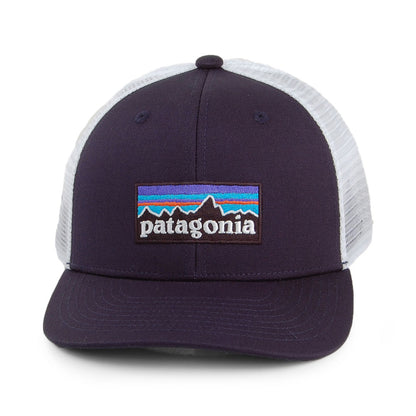 Casquette Trucker Enfant en Coton Bio P-6 Logo bleu marine-blanc PATAGONIA