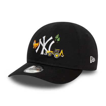 Casquette Bébé 9FORTY MLB Icon New York Yankees noir-blanc NEW ERA