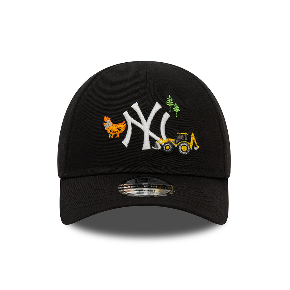 Casquette Bébé 9FORTY MLB Icon New York Yankees noir-blanc NEW ERA