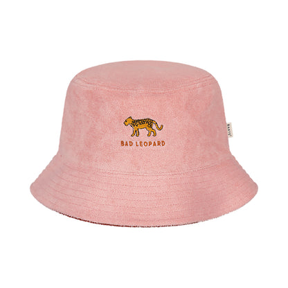 Chapeau Bob Enfant en Tissu Éponge Tolom rose BARTS