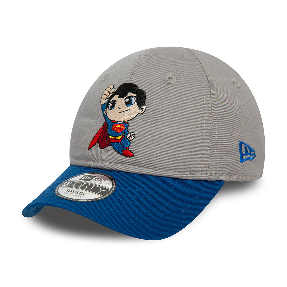 Casquette Enfant 9FORTY DC Comics Hero Superman gris-bleu NEW ERA