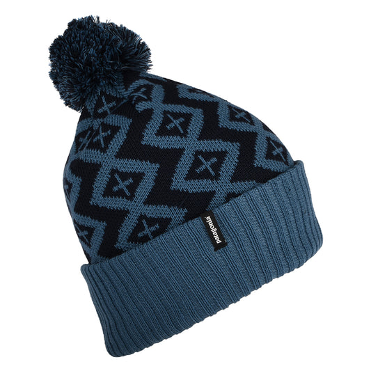 Bonnet à Pompon Perennial Pinecone Powder Town bleu-bleu marine PATAGONIA