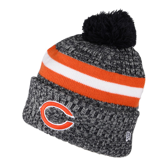 Bonnet à Pompon NFL Sideline Sport Knit Chicago Bears bleu marine-orange NEW ERA