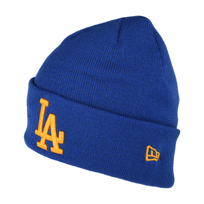 Bonnet MLB League Essential à Revers L.A. Dodgers azur-jaune NEW ERA