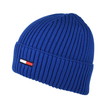 Bonnet Côtelé TJM Flag bleu profond TOMMY HILFIGER