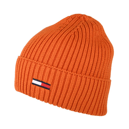 Bonnet Côtelé TJM Flag orange TOMMY HILFIGER