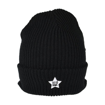 Bonnet à Visière One Star noir HUF