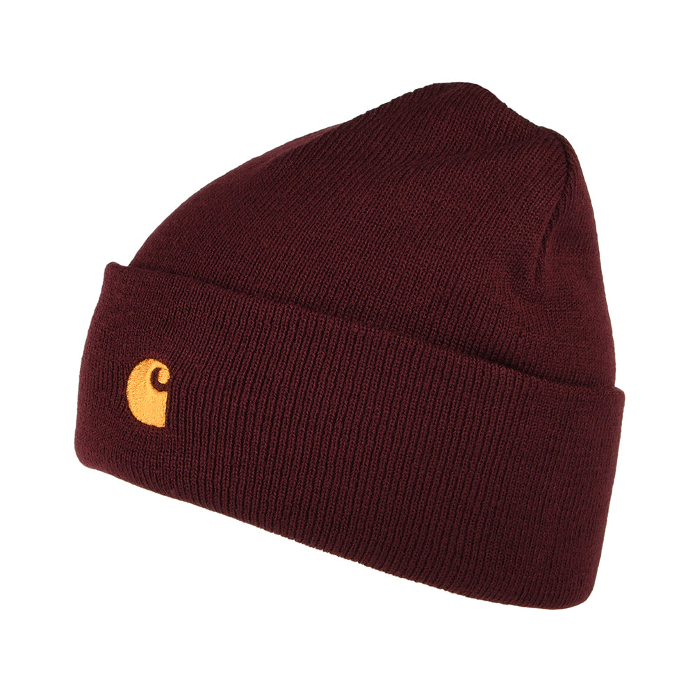 Bonnet à Revers Chase bordeaux CARHARTT WIP