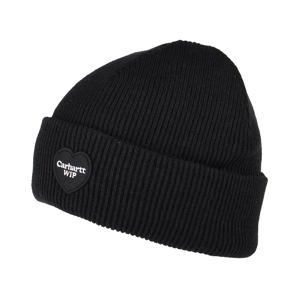 Bonnet Heart Patch noir CARHARTT WIP
