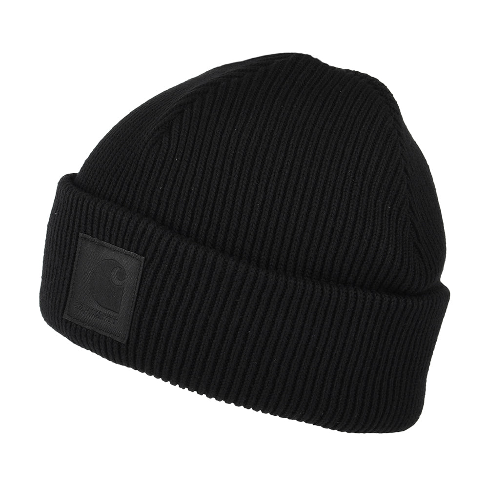 Bonnet Marin en Coton Côtelé Milo noir CARHARTT WIP
