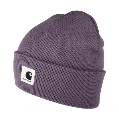 Bonnet à Revers Ashley violet clair CARHARTT WIP