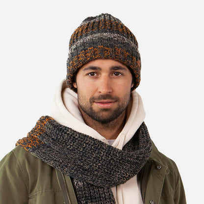 Bonnet à Revers Recyclé Akotan ocre-multi BARTS