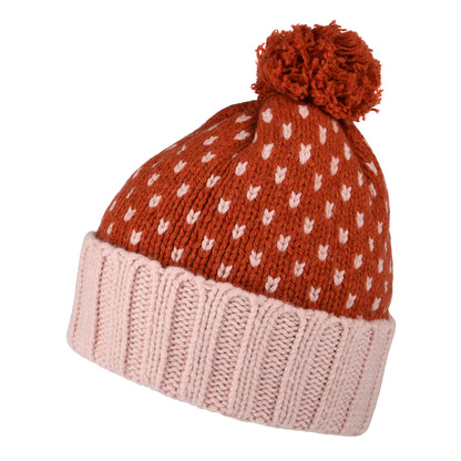 Bonnet à Pompon Snowbelle en Laine Recyclée argile PATAGONIA