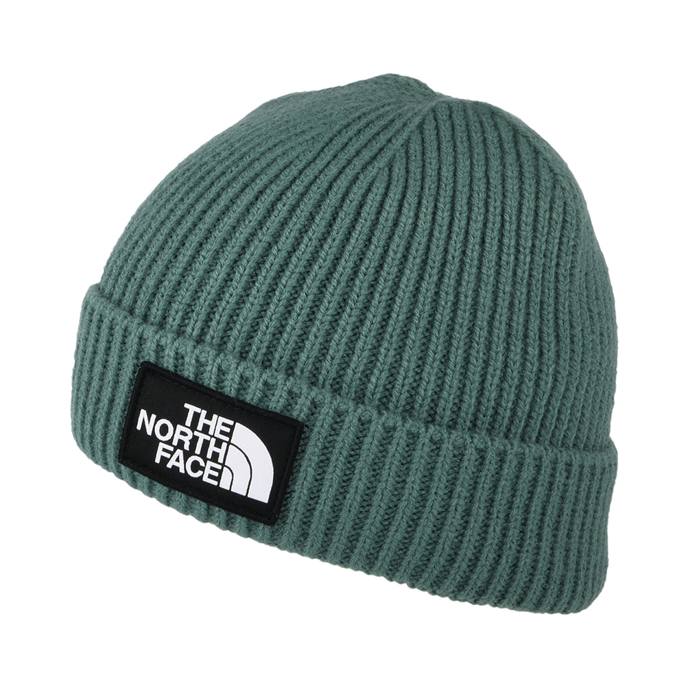 Bonnet Marin à Revers TNF Logo Box sauge foncé THE NORTH FACE