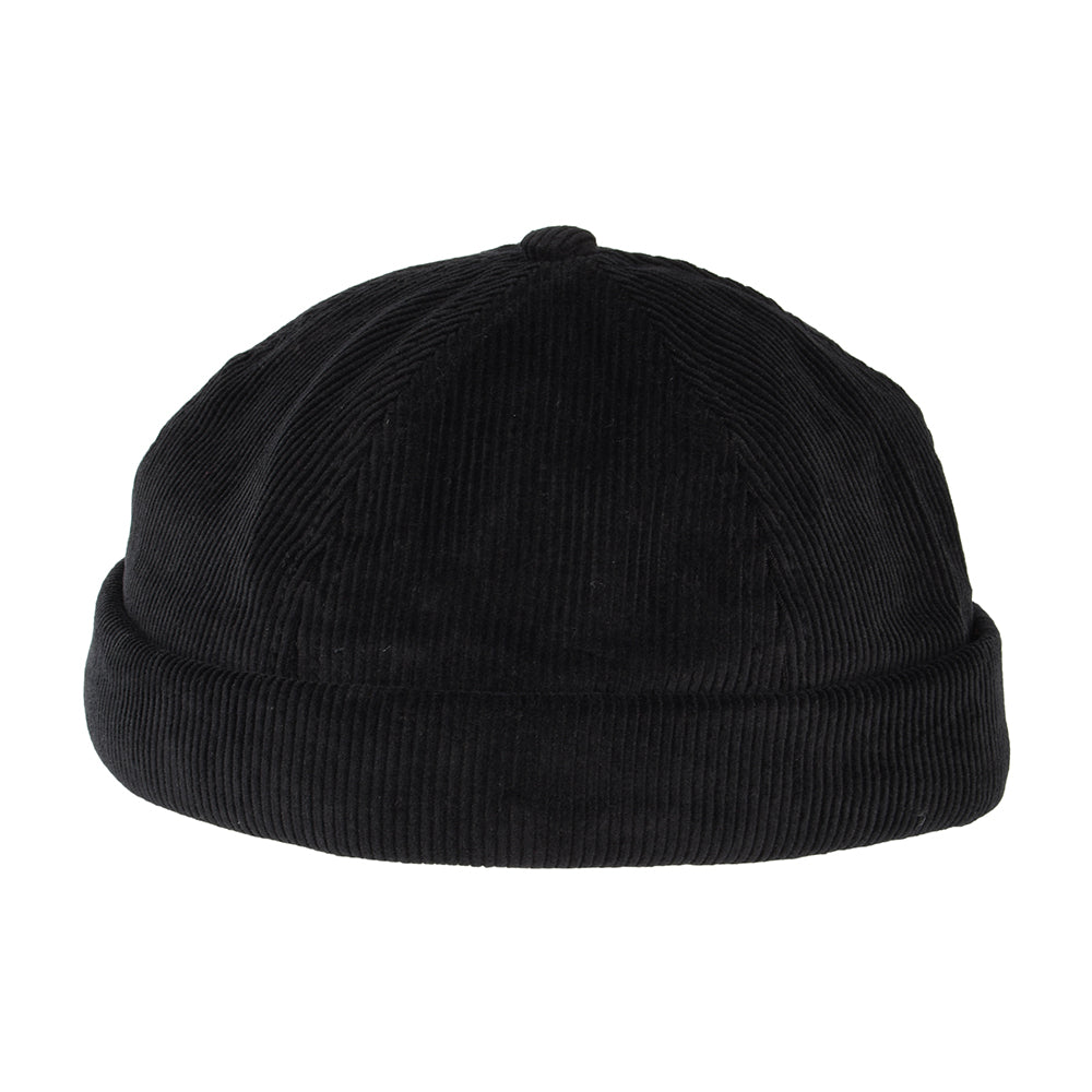 Bonnet Miki Breton en Velours Côtelé Délavé noir NEW BALANCE