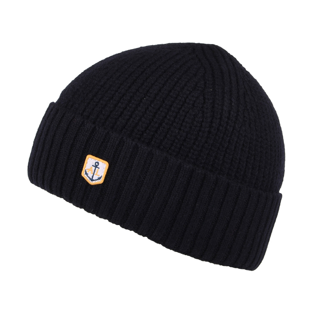 Bonnet Marin en Laine Miki Heritage bleu marine ARMOR LUX