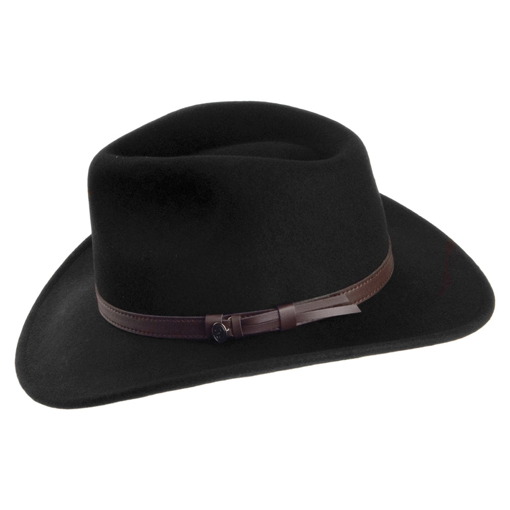Chapeau Australien Déformable noir JAXON & JAMES - VENTE EN GROS