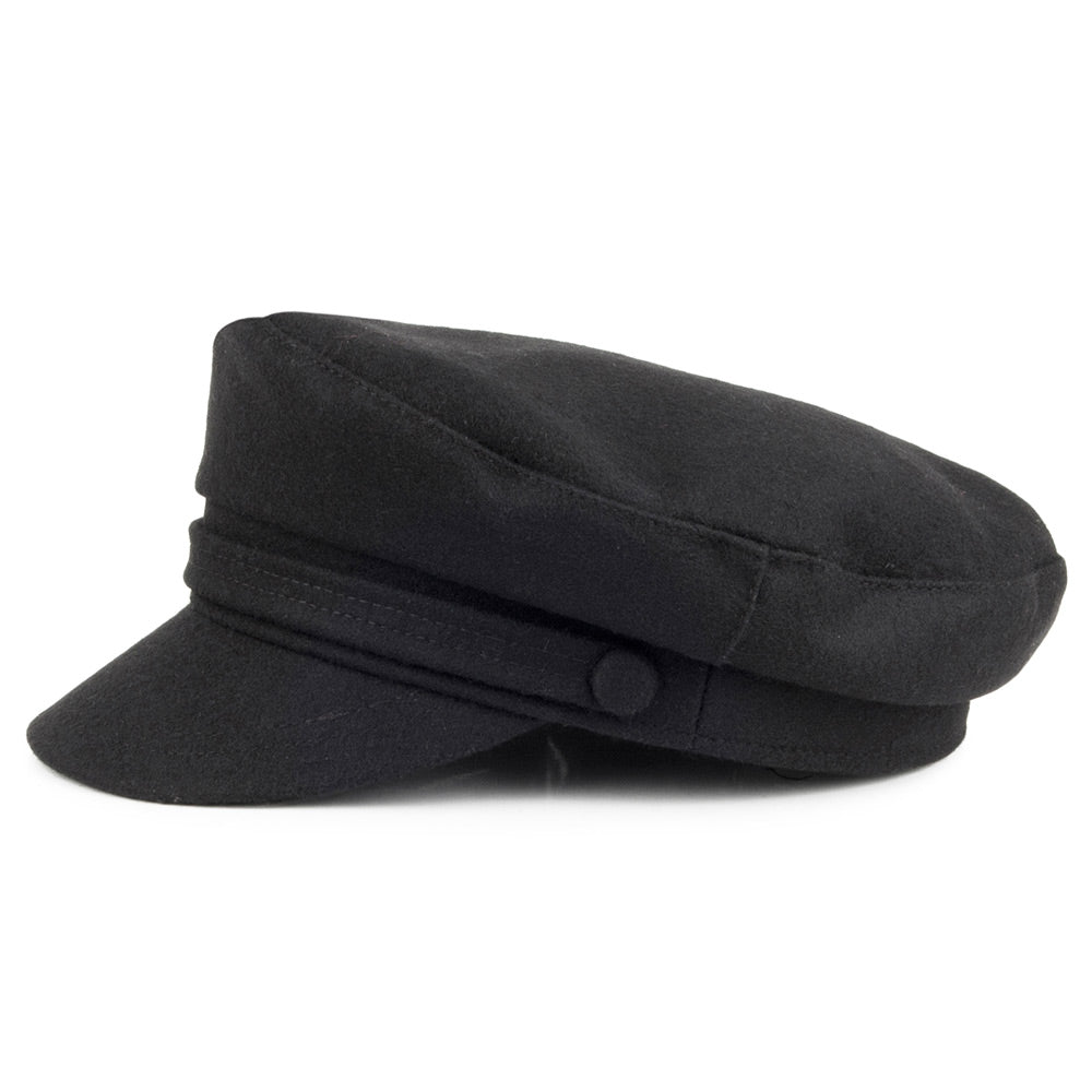 Casquette de Marin en Laine noir JAXON & JAMES - VENTE EN GROS