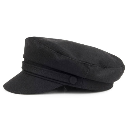 Casquette de Marin en Laine noir JAXON & JAMES - VENTE EN GROS