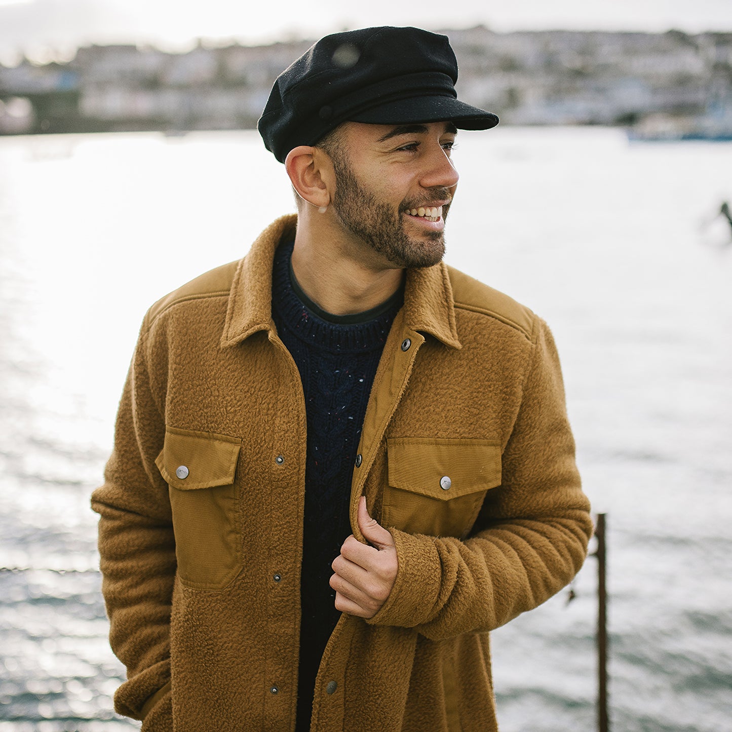 Casquette de Marin en Laine noir JAXON & JAMES - VENTE EN GROS