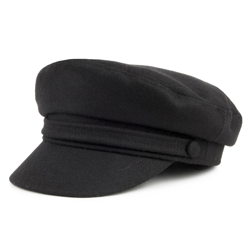 Casquette de Marin en Laine noir JAXON & JAMES - VENTE EN GROS