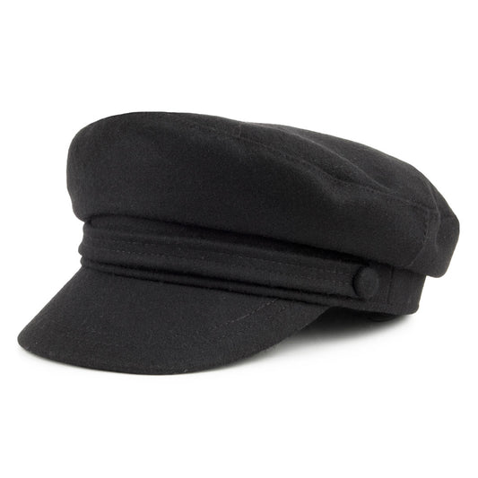 Casquette de Marin en Laine noir JAXON & JAMES - VENTE EN GROS
