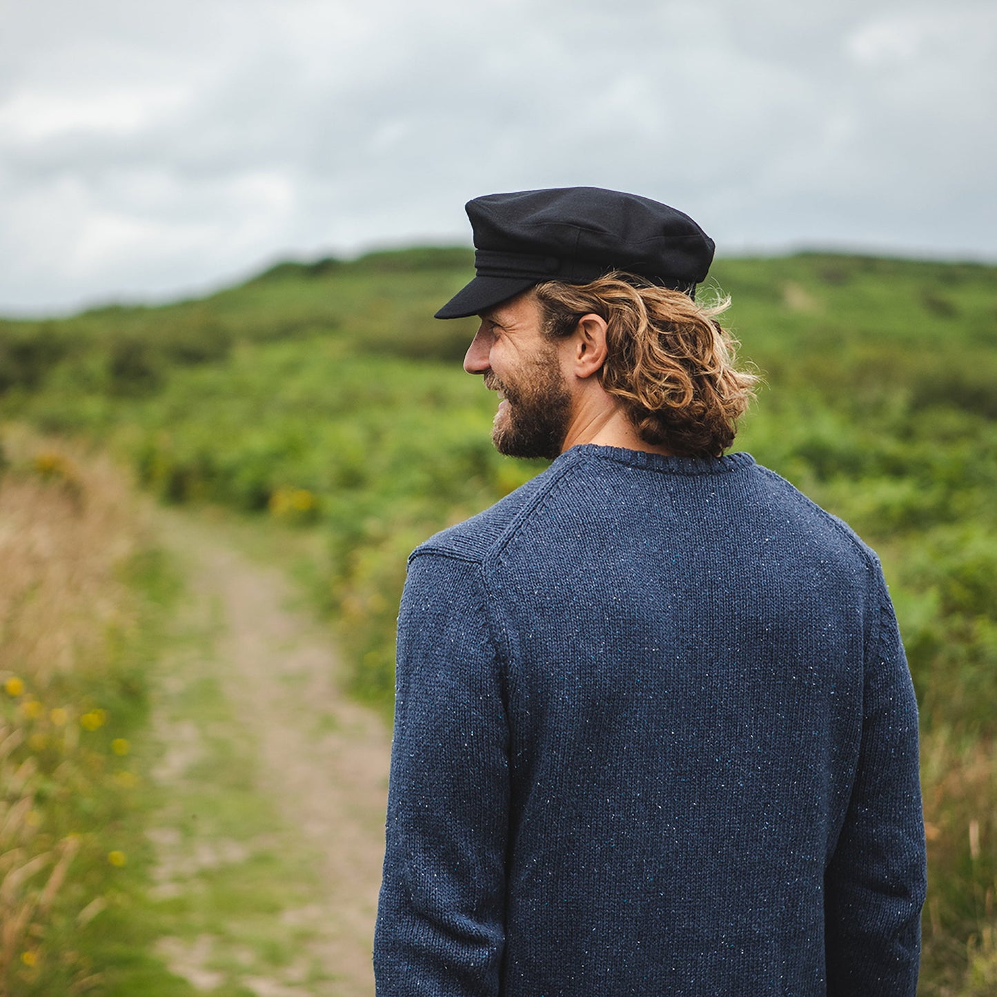 Casquette de Marin en Laine noir JAXON & JAMES - VENTE EN GROS
