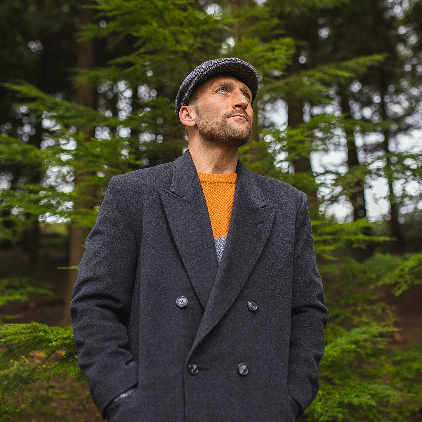 Casquette Gavroche à Chevrons gris JAXON & JAMES - VENTE EN GROS