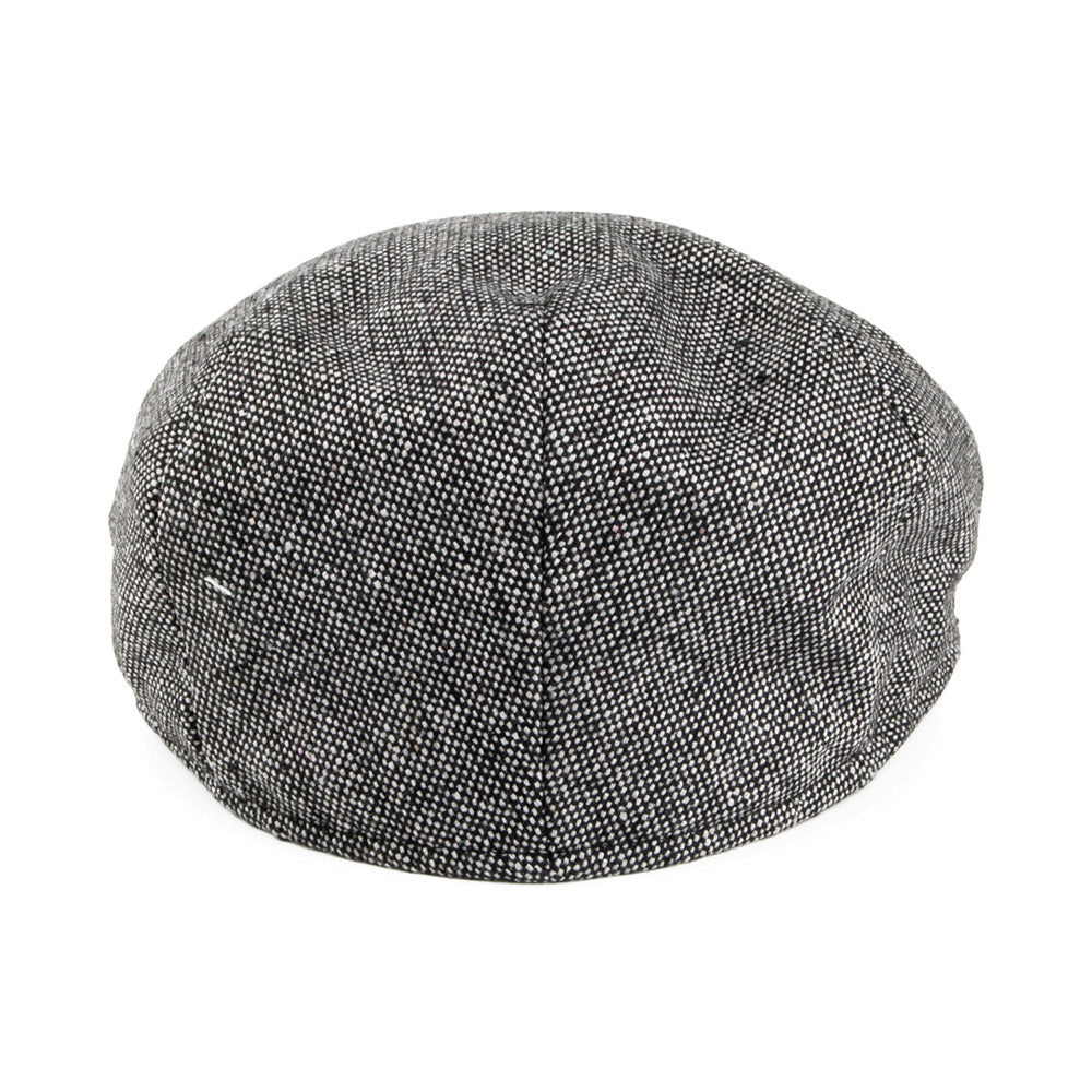 Casquette Plate Marl Tweed noir JAXON & JAMES - VENTE EN GROS