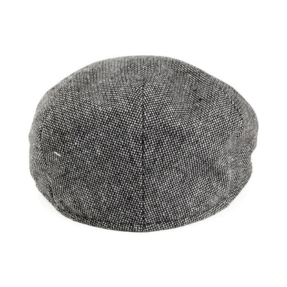 Casquette Plate Marl Tweed noir JAXON & JAMES - VENTE EN GROS