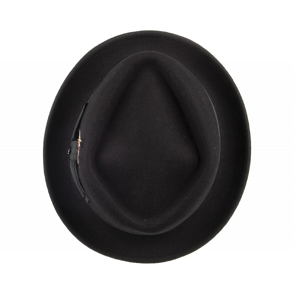 Chapeau Pork Pie Diamond Crown noir JAXON & JAMES - VENTE EN GROS
