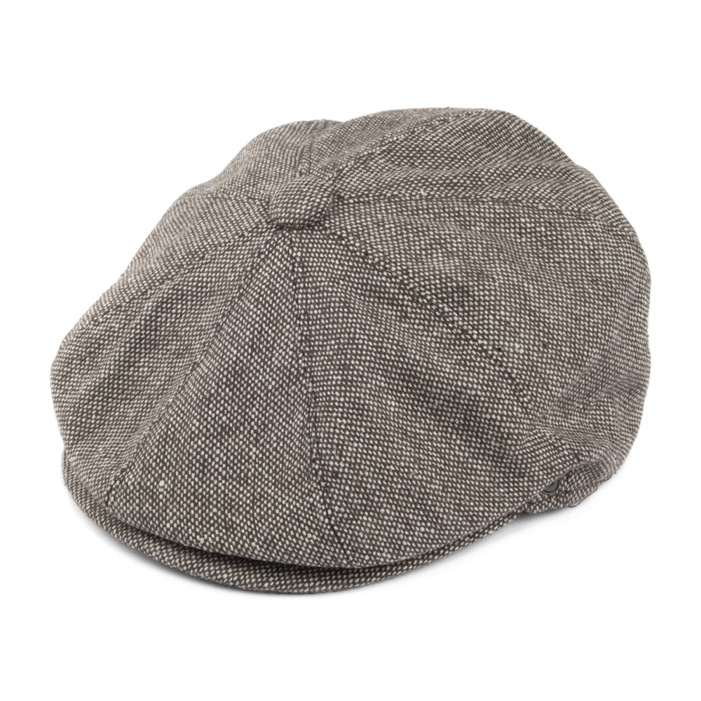 Casquette Gavroche Marl Tweed marron JAXON & JAMES - VENTE EN GROS