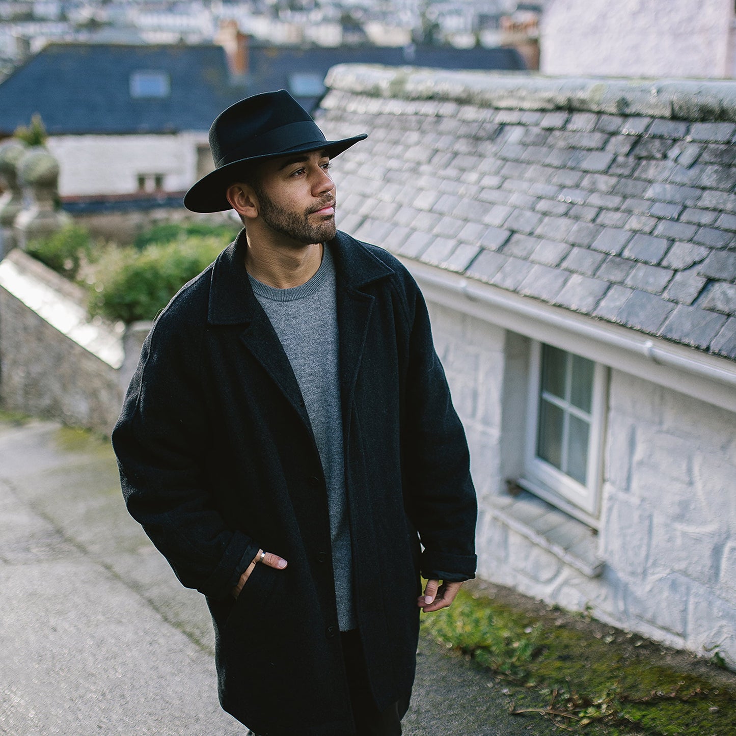 Chapeau Fedora Ford noir JAXON & JAMES - VENTE EN GROS