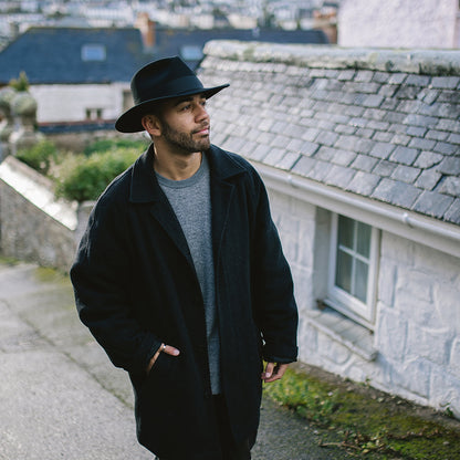 Chapeau Fedora Ford noir JAXON & JAMES - VENTE EN GROS