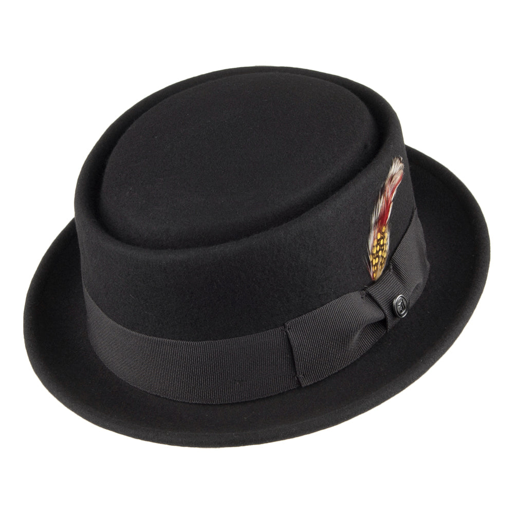 Chapeau Pork Pie déformable noir JAXON & JAMES - VENTE EN GROS