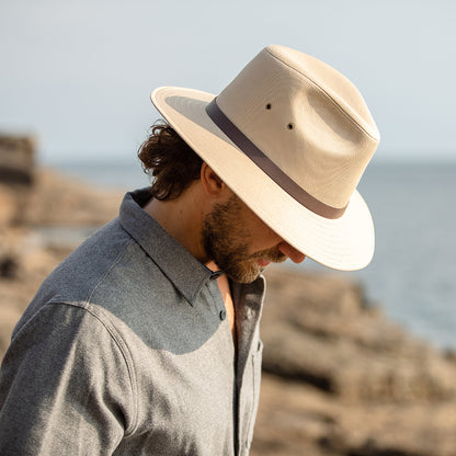 Chapeau Fedora Safari en coton JAXON & JAMES - VENTE EN GROS