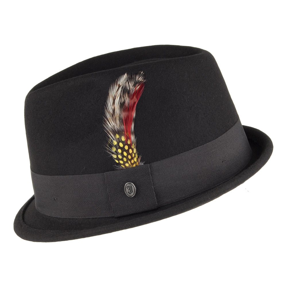 Chapeau Trilby Déformable Dekker noir JAXON & JAMES - VENTE EN GROS